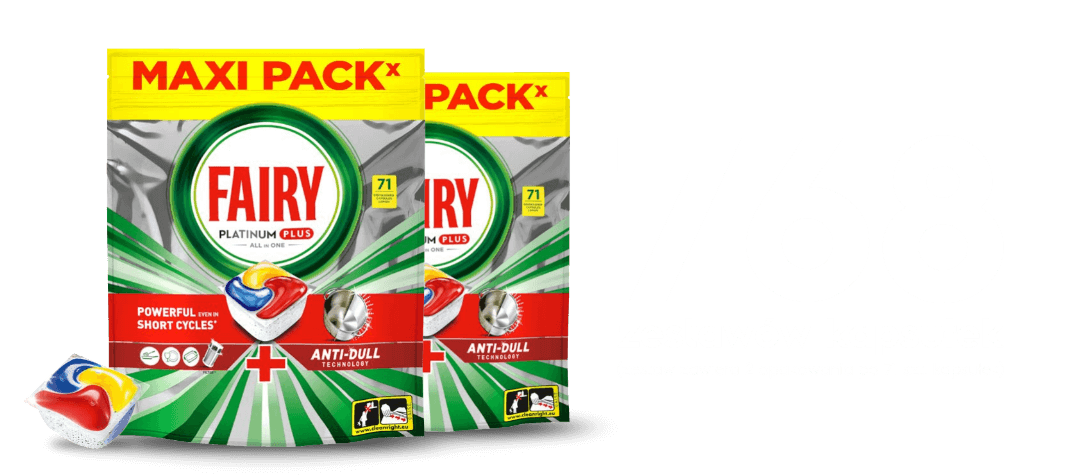 FAIRY Platinum Plus All in One (2 opakowania x 71 kapsułek)