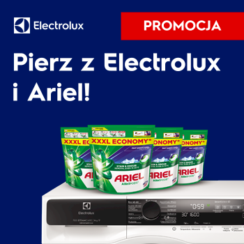 Promocja Electrolux Pierz z&amp;nbsp;Electrolux i&amp;nbsp;Ariel! Kup  - informacje o promocji