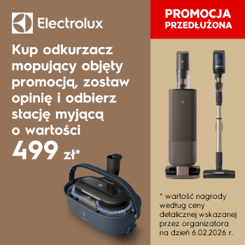 Promocja Electrolux Kup odkurzacz mopujący objęty promocją, zostaw opi - informacje o promocji